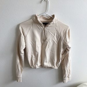 L.A. Hearts Cropped Quarter Zip*